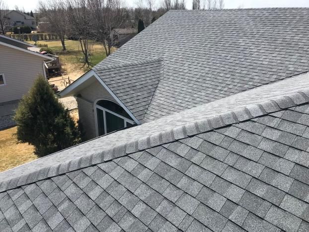 A recent roofer job in the  area