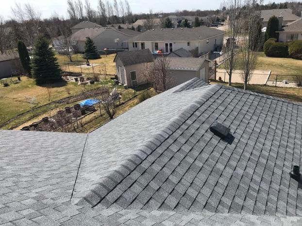 A recent roofer job in the  area